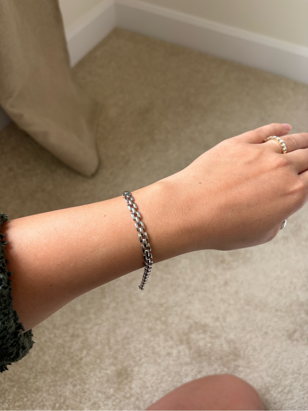 Classic Stainless Steel Link Bracelet - Silver